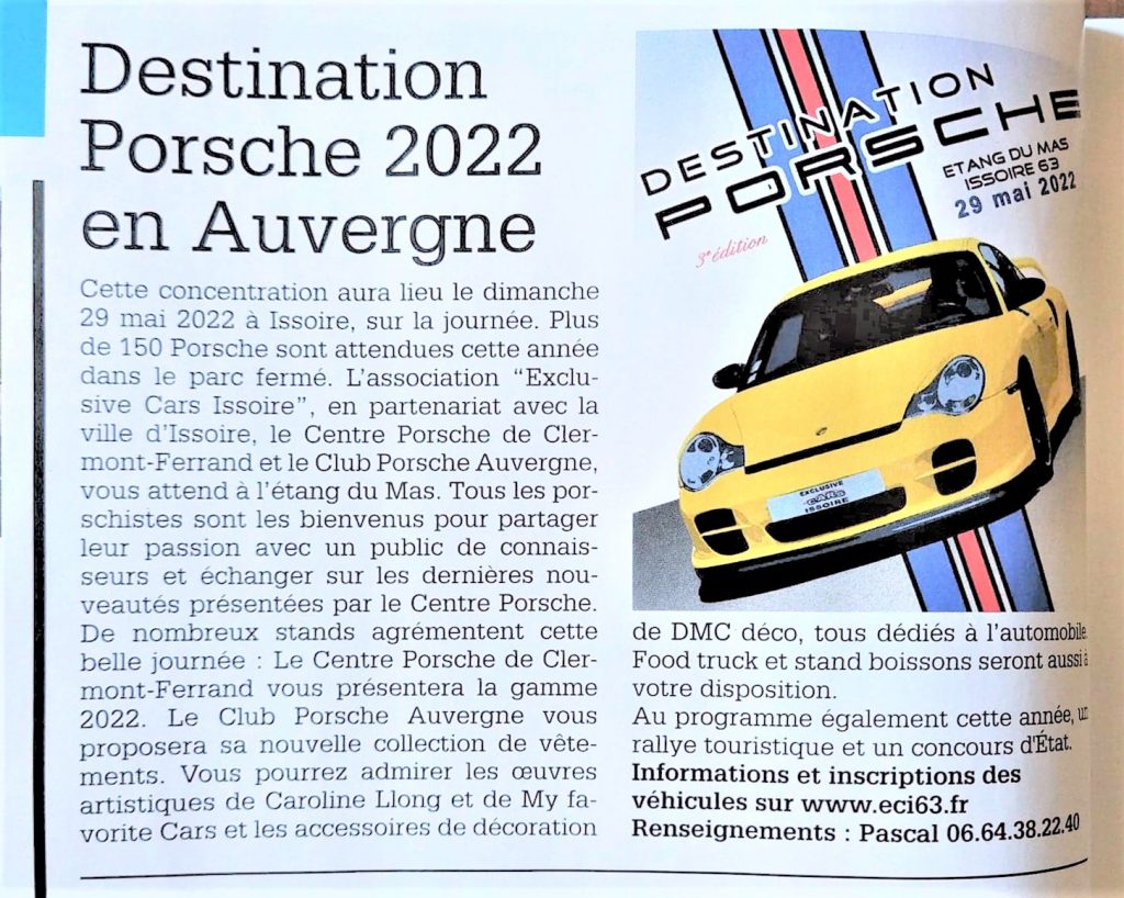 destination porsche 2022