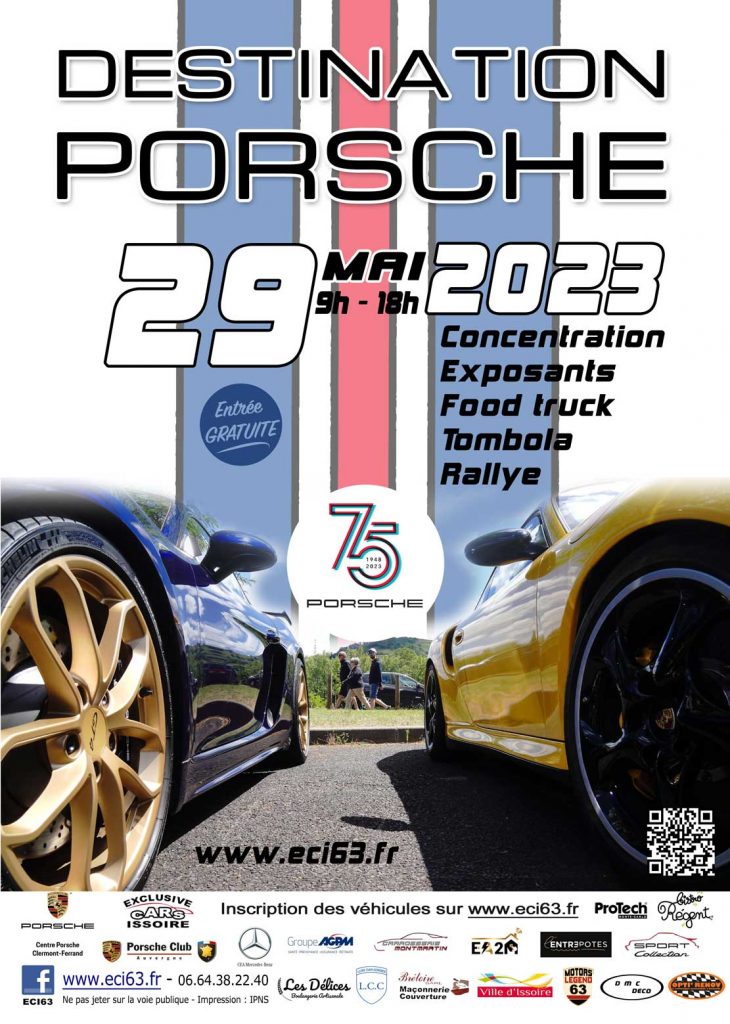 Affiche Destination Porsche 2023