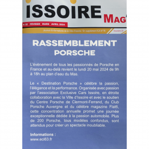Passionnés de Porsche, unissez-vous ! Rejoignez-nous à Issoire, en France, de février à avril 2024 pour un rassemblement inoubliable « Destination Porsche ». Découvrez des activités palpitantes et rencontrez des organisateurs passionnés. Pour plus de détails, contactez-nous ci-dessous. Les demandes de presse sont les bienvenues !.